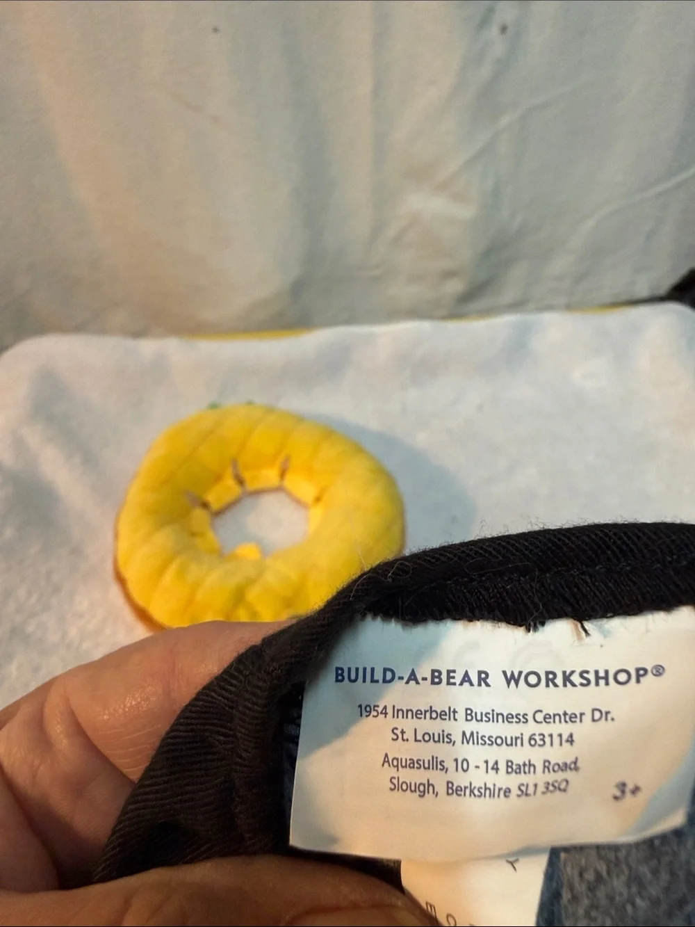 NBA Pets Black and White Cap with Yellow Plush Pineapple Neck Pillow